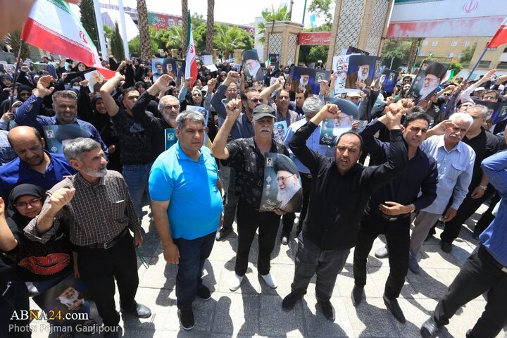 تجمع مردم اصفهان در محکومیت تجاوز رژیم صهیونیستی به کشور