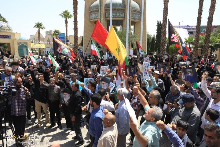 تجمع مردم اصفهان در محکومیت تجاوز رژیم صهیونیستی به کشور