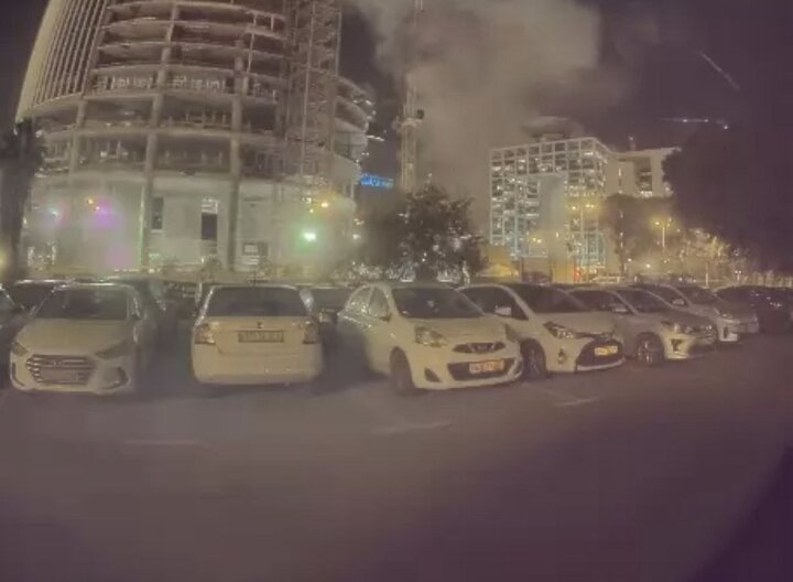 ویدیو | اصابت موشک ایرانی به تل‌آویو