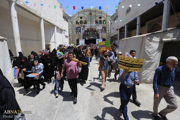 راهپیمایی نمازگزاران اصفهانی در محکومیت تجاوز رژیم صهیونیستی به کشور