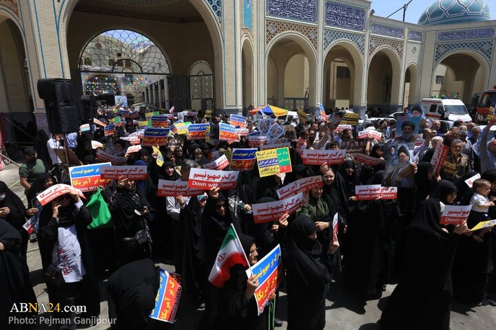 راهپیمایی نمازگزاران اصفهانی در محکومیت تجاوز رژیم صهیونیستی به کشور