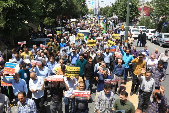 راهپیمایی نمازگزاران اصفهانی در محکومیت تجاوز رژیم صهیونیستی به کشور