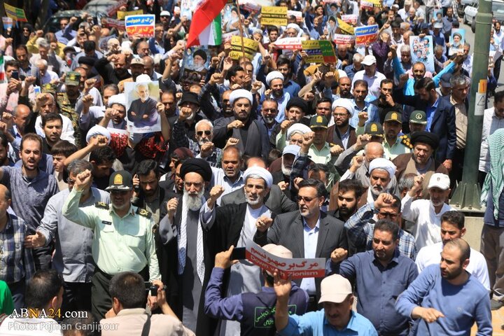 راهپیمایی نمازگزاران اصفهانی در محکومیت تجاوز رژیم صهیونیستی به کشور