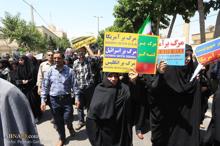 راهپیمایی نمازگزاران اصفهانی در محکومیت تجاوز رژیم صهیونیستی به کشور