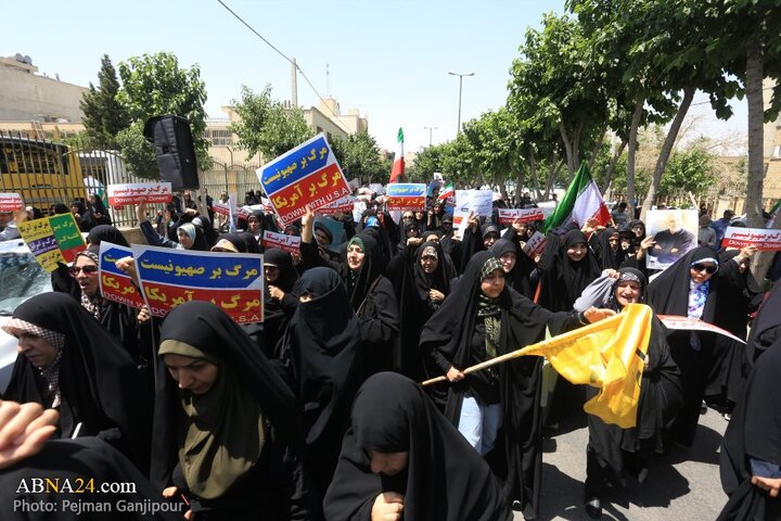 راهپیمایی نمازگزاران اصفهانی در محکومیت تجاوز رژیم صهیونیستی به کشور