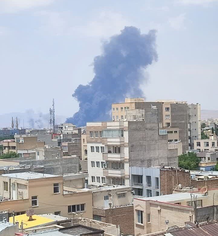 Video: Explosion reported near Tabriz Airport
