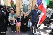 Qeyrətli İsfahanlılar sionist rejimin yer üzündən silinməsini tələb etdilər \ FOTO REPORTAJ