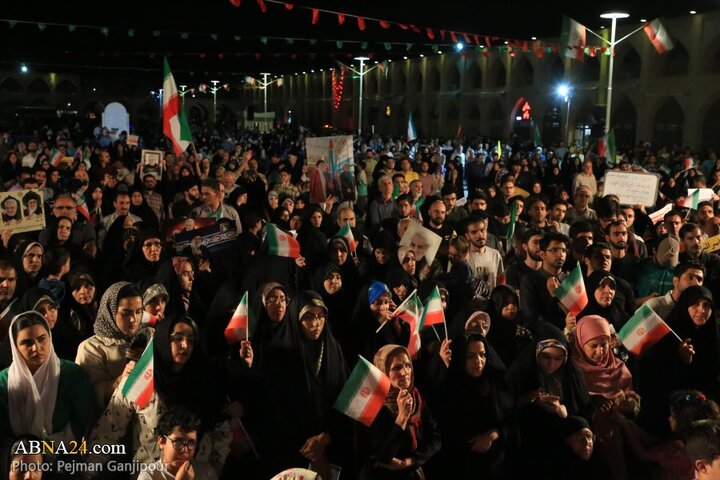 اجتماع خودجوش و حماسی مردم اصفهان در پشتیبانی انتقام ملی از رژیم صهیونیستی