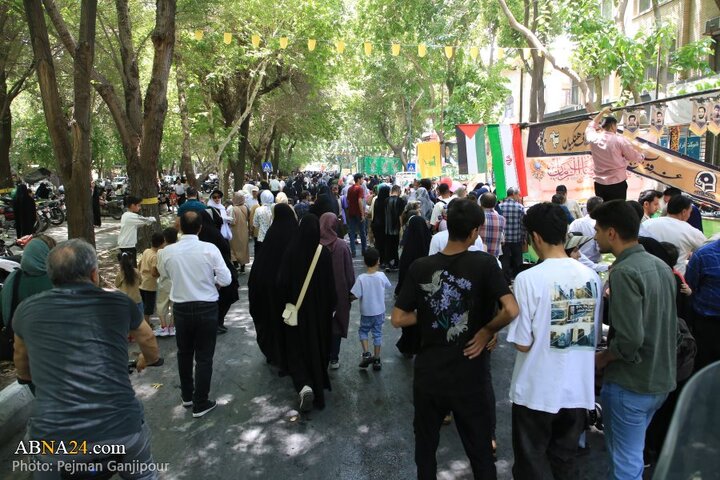 راهپیمایی و مهمانی کیلومتری عید غدیر در شهر اصفهان