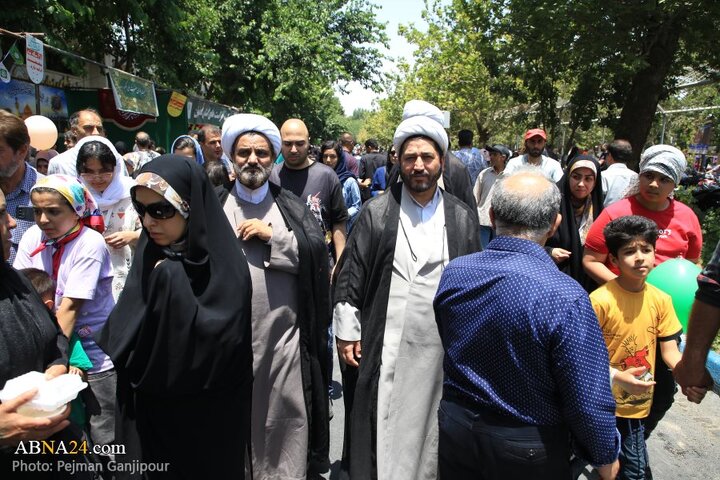 راهپیمایی و مهمانی کیلومتری عید غدیر در شهر اصفهان