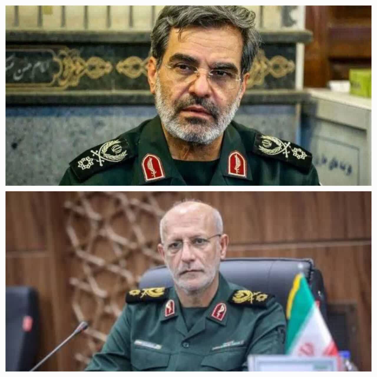 استشهاد نائبا رئيس الاستخبارات ورئيس العمليات في هيئة الاركان العامة اثر العدوان الصهيوني على ايران