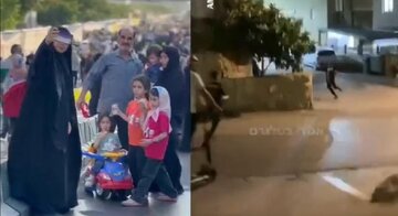 فيديو | المقارنة بين الشعب الإيراني الباسل وشعب الكيان الصهيوني الغاصب