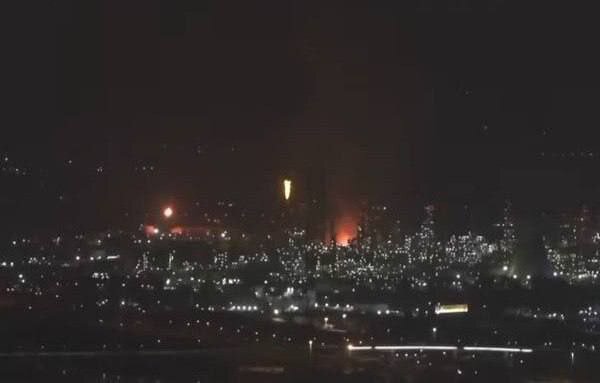 اصابت ده‌ها موشک سپاه پاسداران به شهر حیفا در اسرائیل