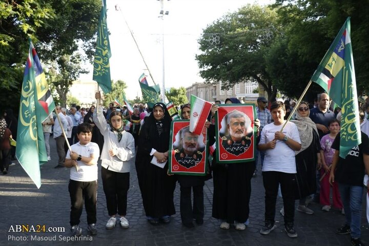 Photos: Tabriz people mark Ghadir, denounce Israel attacks