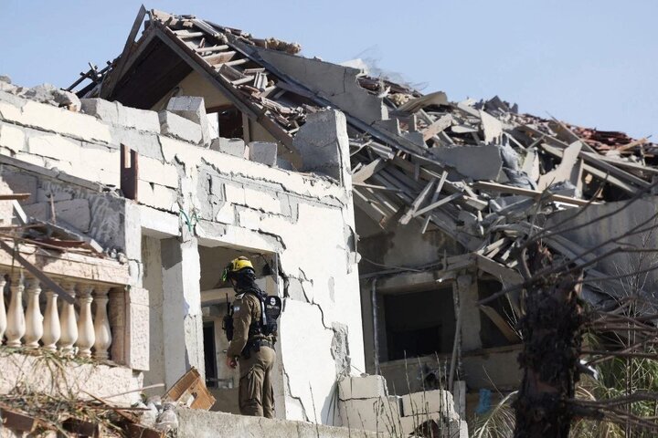 Photos: Massive destruction after Iranian missile hits south of Tel Aviv