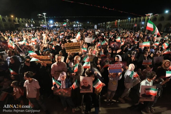 Photos: Spontaneous, epic gathering of Isfahan people in support of national revenge against Zionist regime