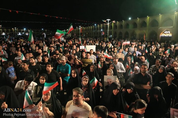 Photos: Spontaneous, epic gathering of Isfahan people in support of national revenge against Zionist regime