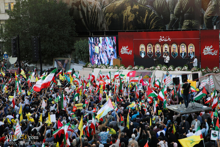 تجمع بزرگ مردمی «ایران؛ ذوالفقار علی» در شهر تهران