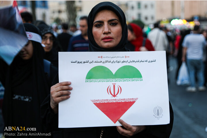 تجمع بزرگ مردمی «ایران؛ ذوالفقار علی» در شهر تهران