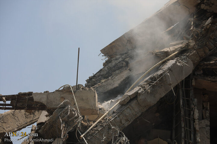 تقرير مصور/ شهيدان وجرحى مدنيين في عدوان صهيوني غاشم على حي سكني بطهران