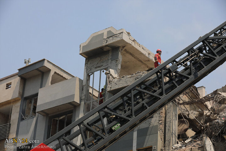 تقرير مصور/ شهيدان وجرحى مدنيين في عدوان صهيوني غاشم على حي سكني بطهران