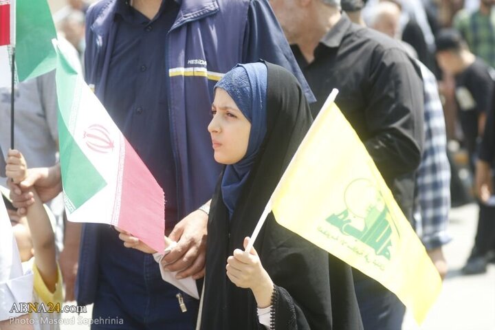 تقرير مصور/ مصلى الإمام الخميني (ره) في تبريز يشهد تجمعًا للمصلين ينددون بالعدوان الصهيوني