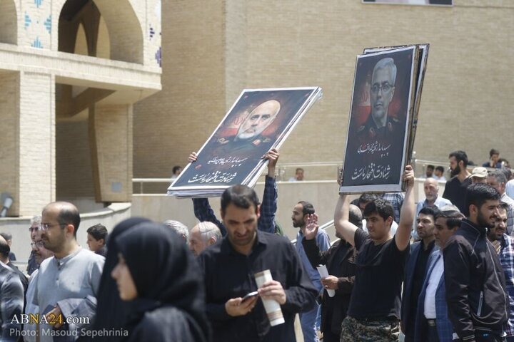 تقرير مصور/ مصلى الإمام الخميني (ره) في تبريز يشهد تجمعًا للمصلين ينددون بالعدوان الصهيوني