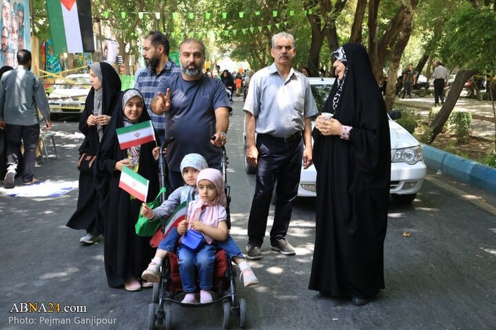 تقرير مصور/ مسيرة لموكب في عيد الغدير الأغر بمدينة اصفهان