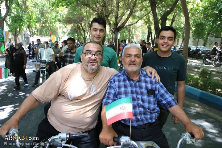 تقرير مصور/ مسيرة لموكب في عيد الغدير الأغر بمدينة اصفهان