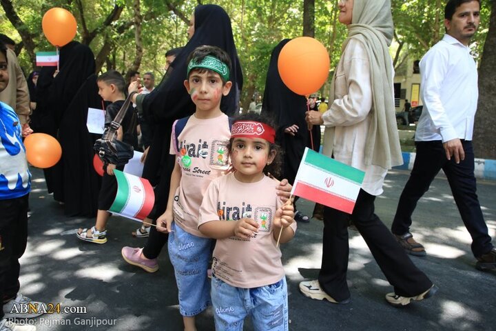 تقرير مصور/ مسيرة لموكب في عيد الغدير الأغر بمدينة اصفهان