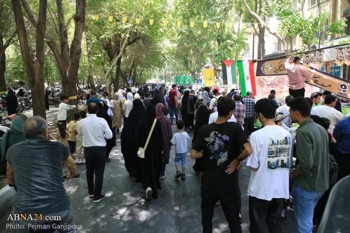تقرير مصور/ مسيرة لموكب في عيد الغدير الأغر بمدينة اصفهان
