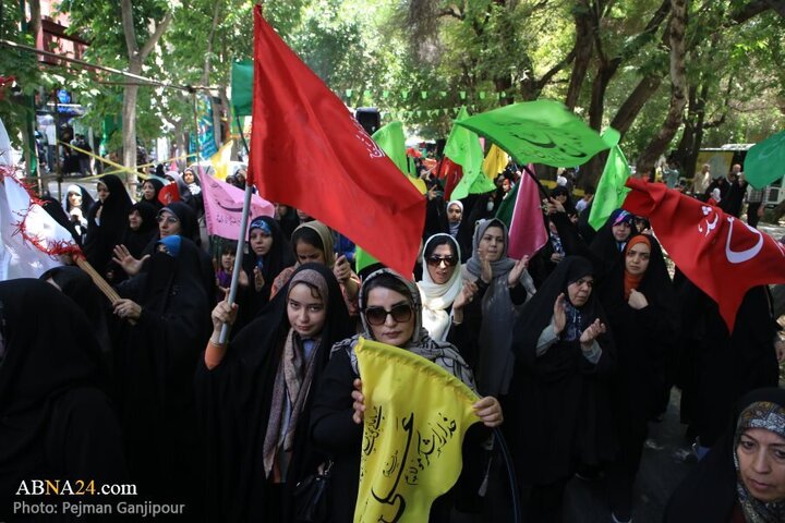 تقرير مصور/ مسيرة لموكب في عيد الغدير الأغر بمدينة اصفهان