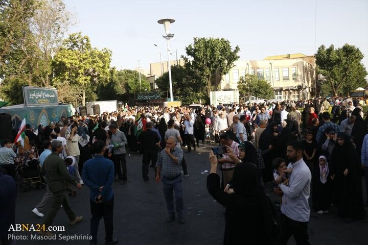 تقرير مصور/ تجمع لأهالي مدينة اصفهان بمناسبة عيد الغدير الأغر
