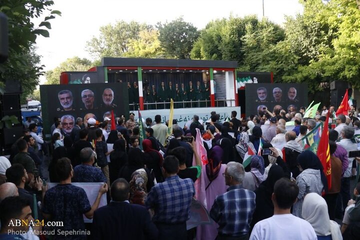 تقرير مصور/ تجمع لأهالي مدينة اصفهان بمناسبة عيد الغدير الأغر