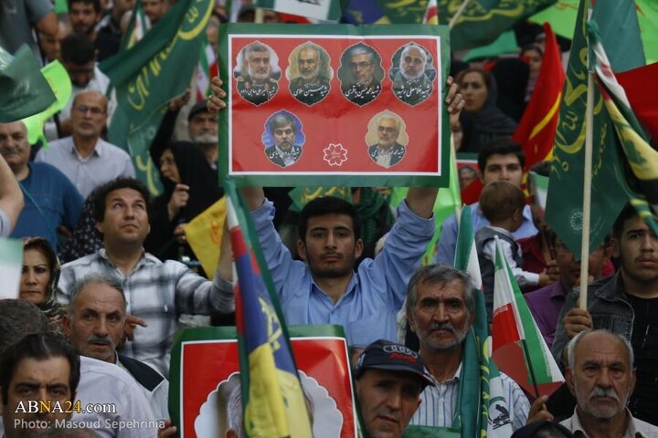 تقرير مصور/ تجمع لأهالي مدينة اصفهان بمناسبة عيد الغدير الأغر