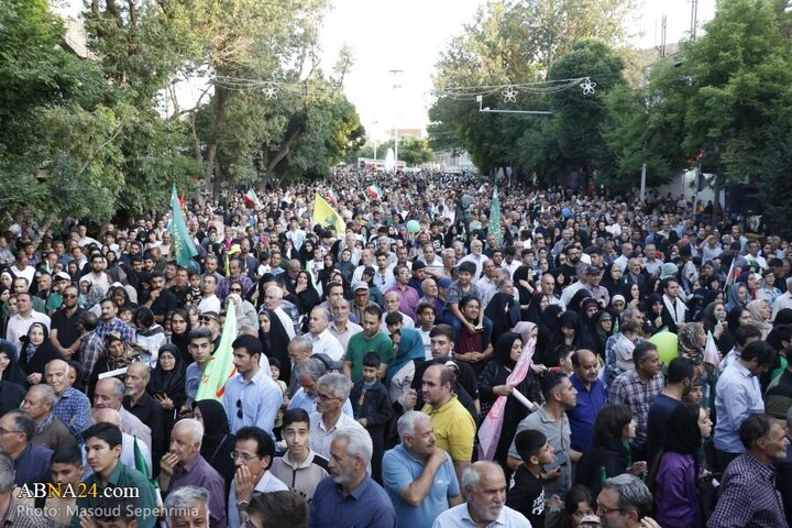 تقرير مصور/ تجمع لأهالي مدينة اصفهان بمناسبة عيد الغدير الأغر