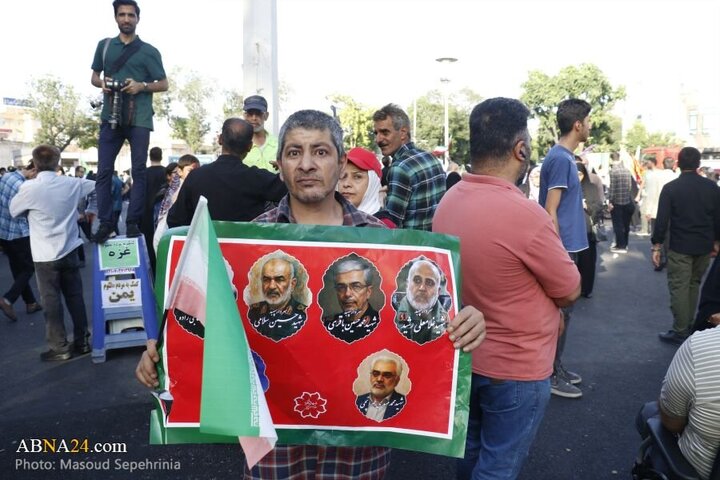 تقرير مصور/ تجمع لأهالي مدينة اصفهان بمناسبة عيد الغدير الأغر