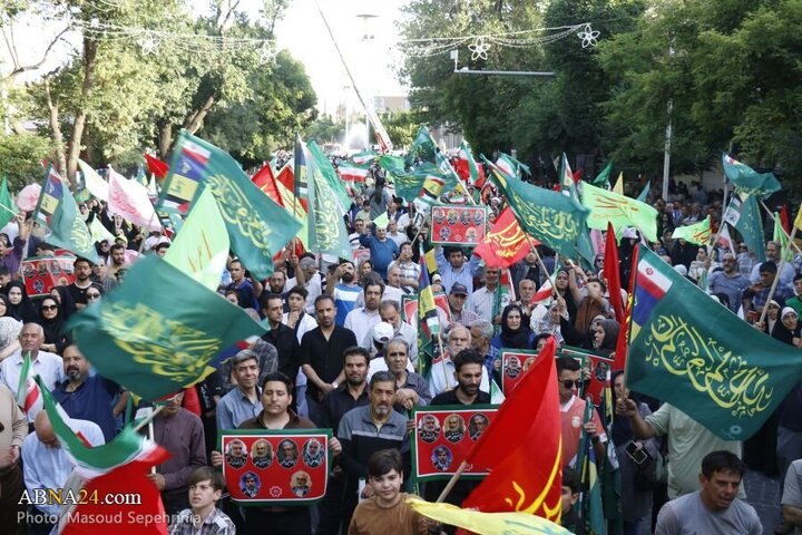 تقرير مصور/ تجمع لأهالي مدينة اصفهان بمناسبة عيد الغدير الأغر