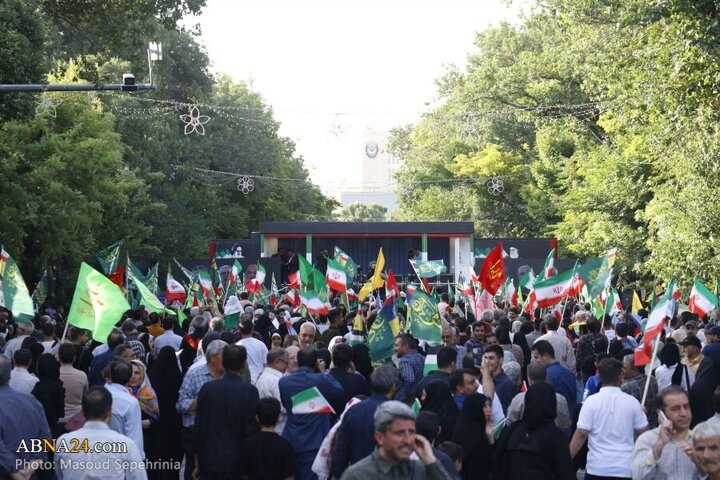 تقرير مصور/ تجمع لأهالي مدينة اصفهان بمناسبة عيد الغدير الأغر