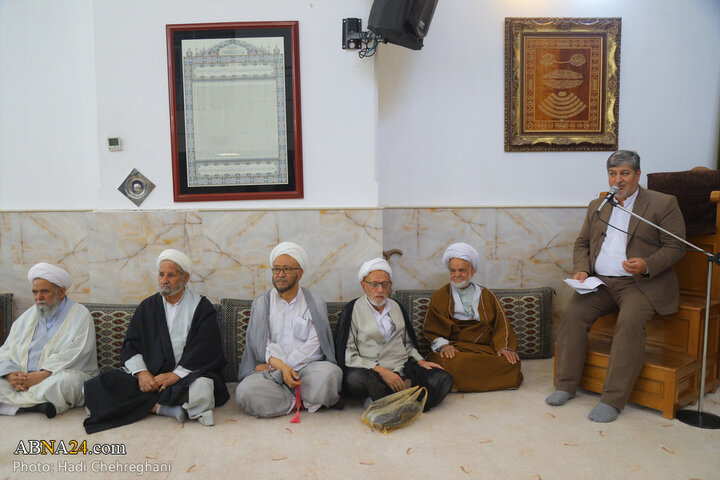 مراسم عیدسعیدغدیر خم در بیت آیت‌الله نوری همدانی