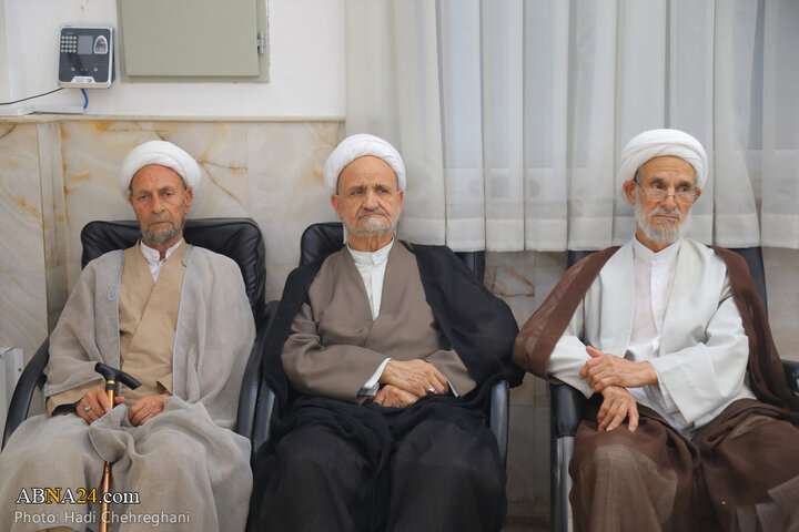 مراسم عیدسعیدغدیر خم در بیت آیت‌الله نوری همدانی