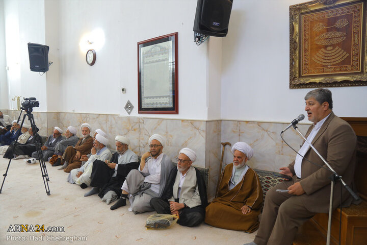مراسم عیدسعیدغدیر خم در بیت آیت‌الله نوری همدانی