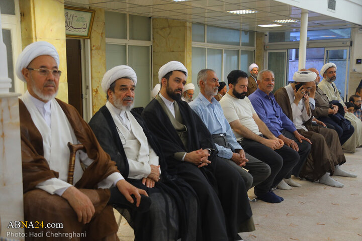 مراسم عیدسعیدغدیر خم در بیت آیت‌الله نوری همدانی