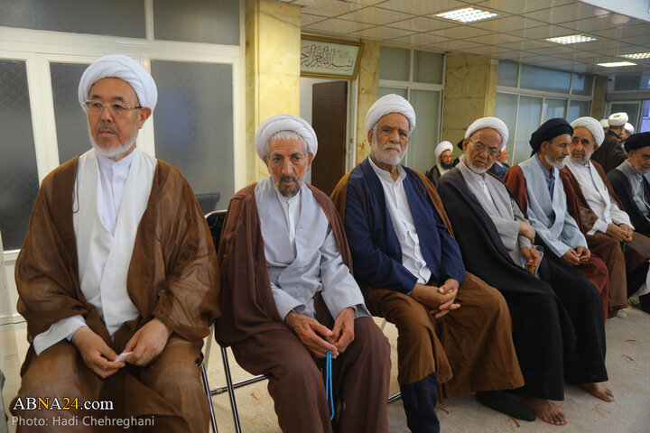 مراسم عیدسعیدغدیر خم در بیت آیت‌الله نوری همدانی