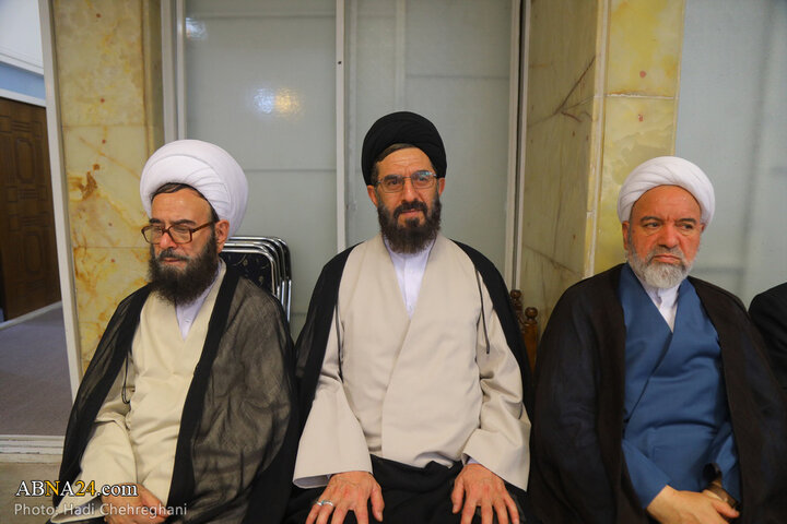 مراسم عیدسعیدغدیر خم در بیت آیت‌الله نوری همدانی