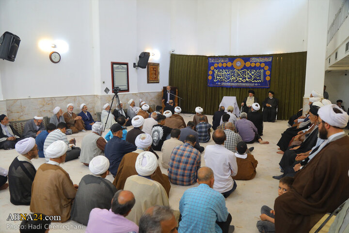 مراسم عیدسعیدغدیر خم در بیت آیت‌الله نوری همدانی