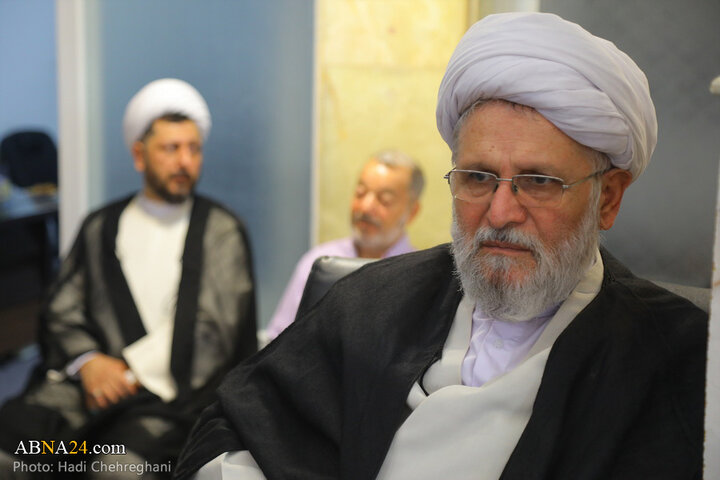 مراسم عیدسعیدغدیر خم در بیت آیت‌الله نوری همدانی