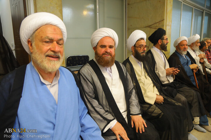 مراسم عیدسعیدغدیر خم در بیت آیت‌الله نوری همدانی