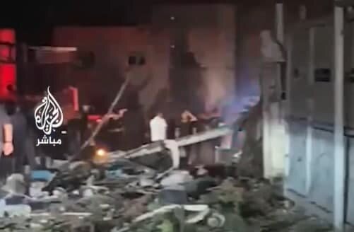 ویدیو | تصاویر جدید از لحظه اصابت موشک‌های ایرانی به حیفا