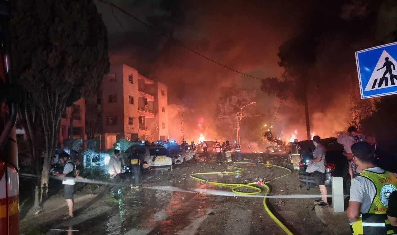 ویدیو | حیفا پس از حملات موشکی امروز ایران